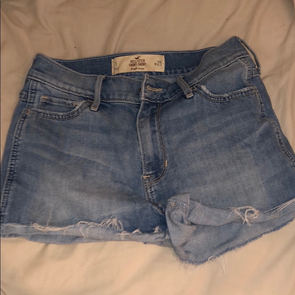hollister denim shorts